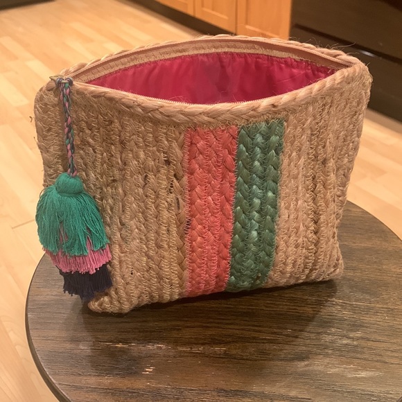 SHIRALEAH jute clutch - Picture 4 of 7